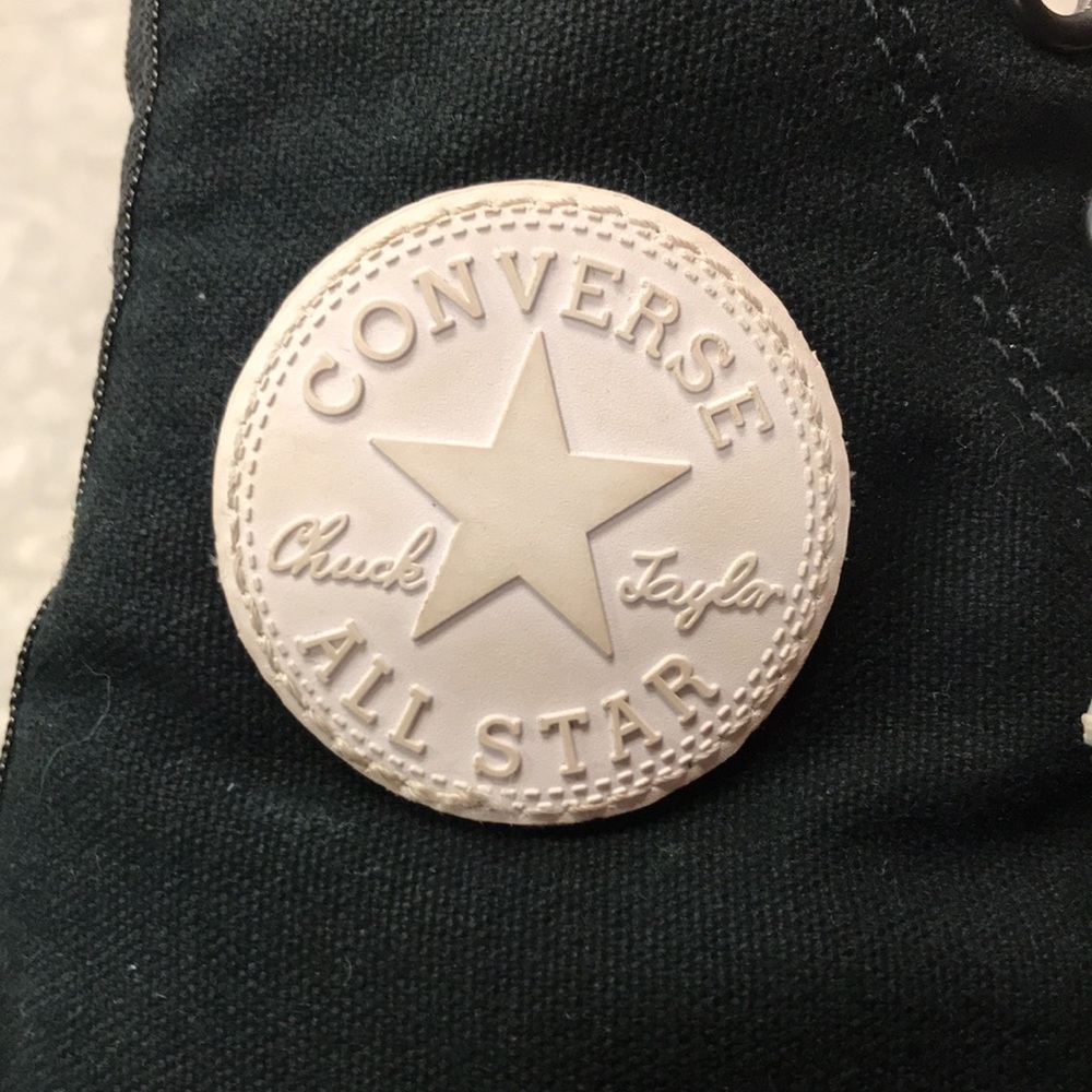 Converse Black High-Top Sneakers - Picture 7 of 9